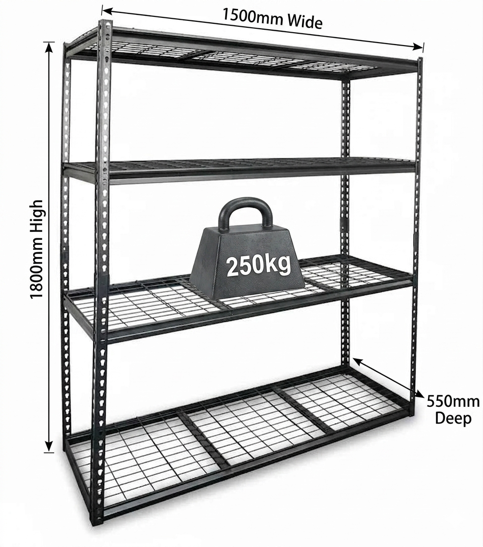 4 Tier Pro 180(h)x150(w)x55(d) CAL