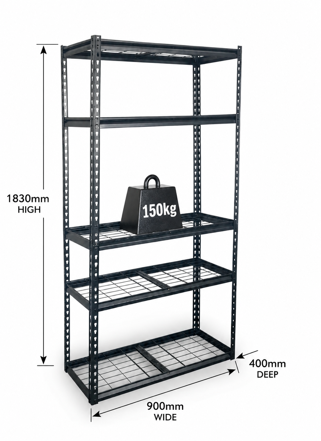 5 Tier Metro 183(h)x90(w)x40(d) calasca