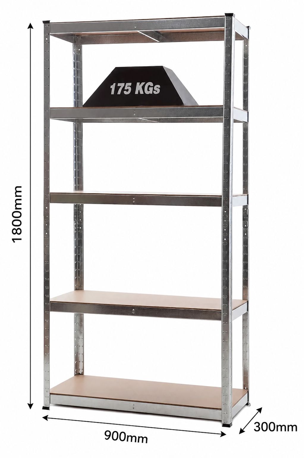 Stack 5 Tier-180(h)x90(w)x30(d) CAL