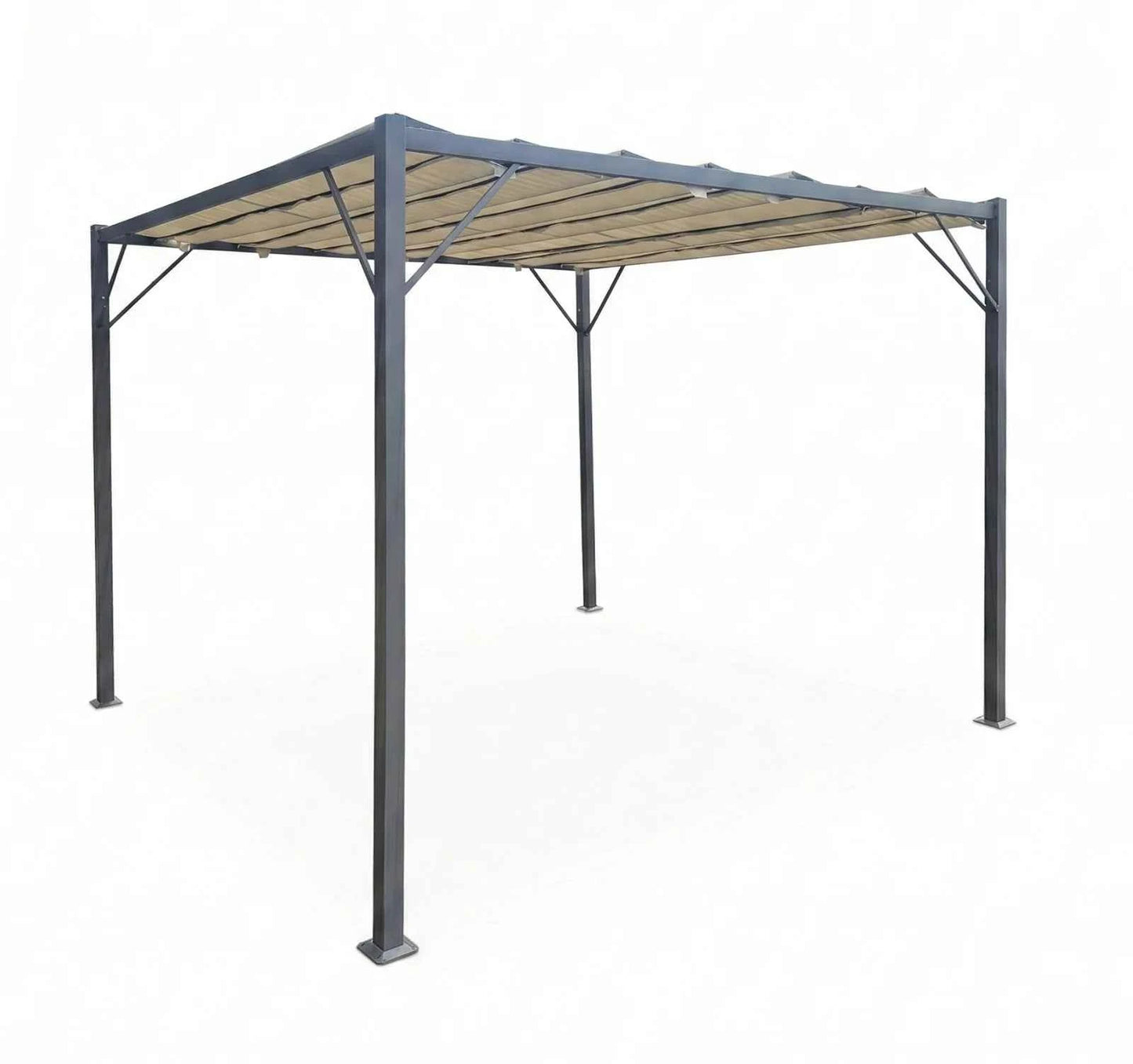 RoyalPatio Bioclimatic Pergola - Beige - Finery