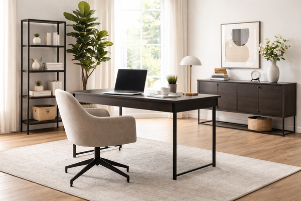 Modern home office storage and workspace organisation — Allustra South Africa