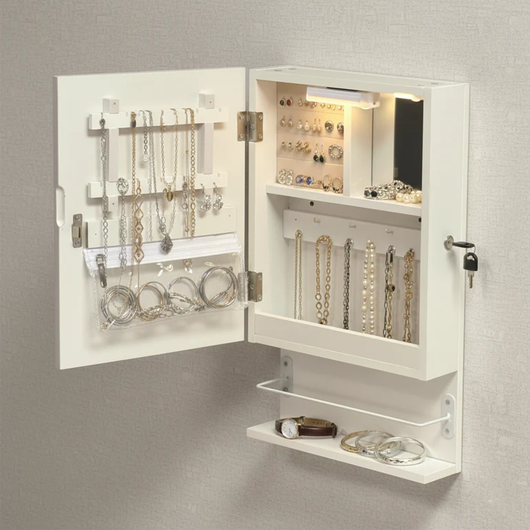 Stella Cosmetics Cabinet with LED Light - Fine Living ALLUSTRA