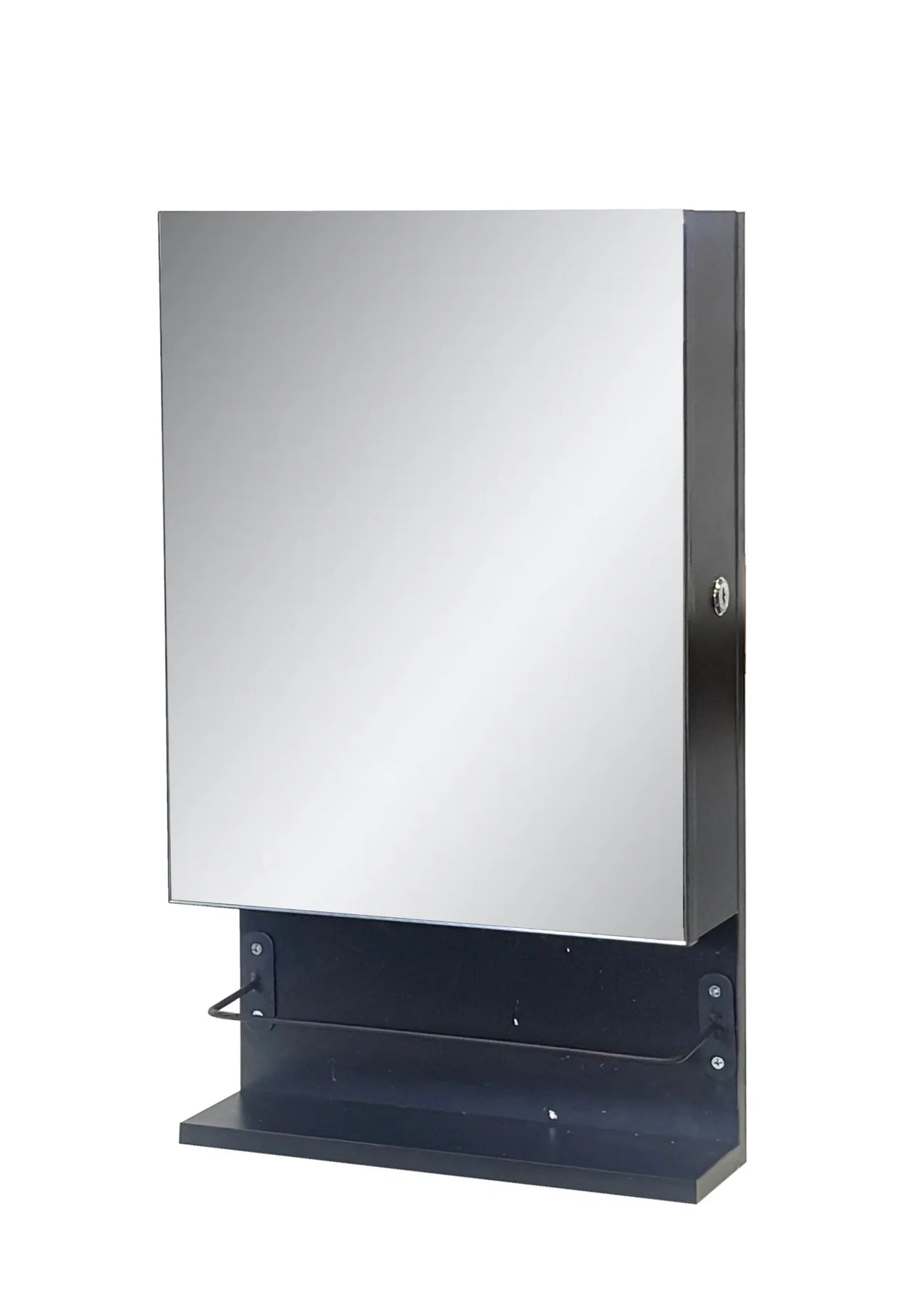 Stella Cosmetics Cabinet with LED Light - Black - Fine Living ALLUSTRA