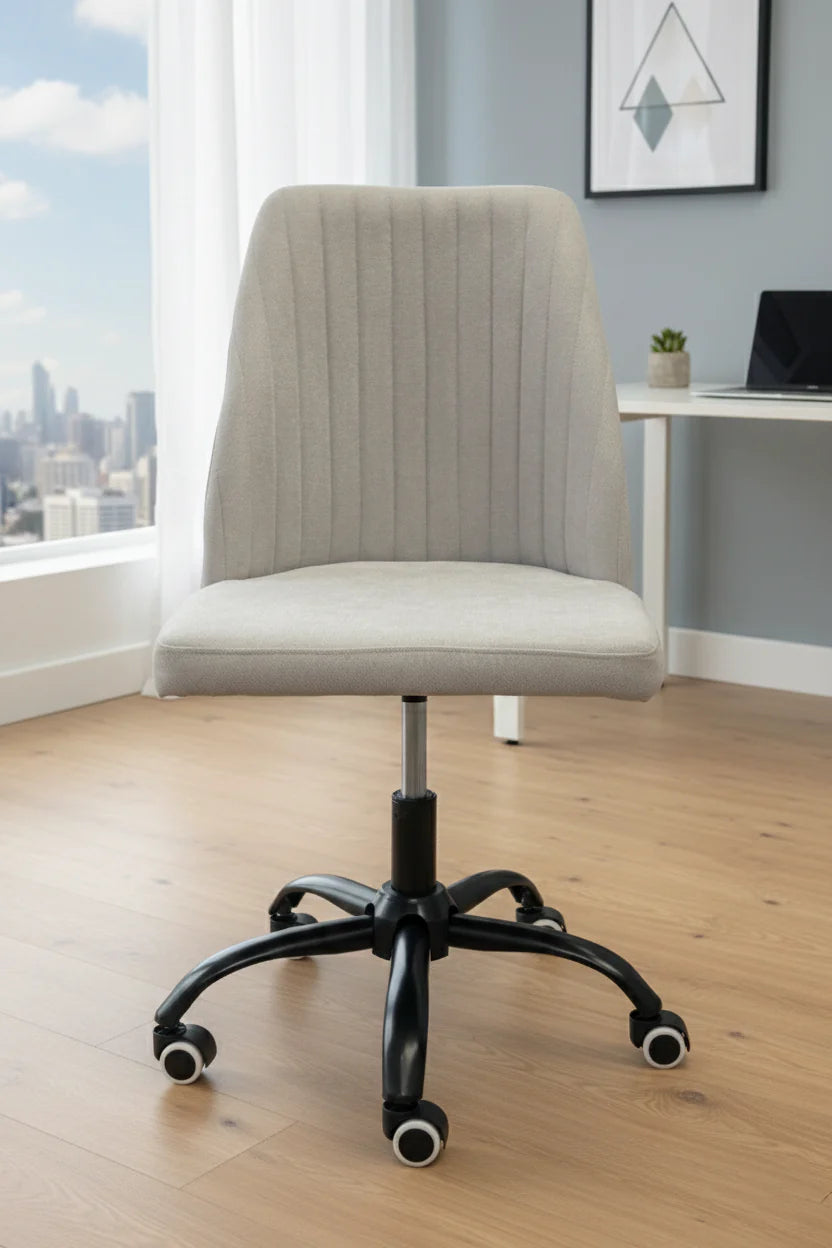Oriela Minimalist Office Chair - L. Grey - Fine Living ALLUSTRA