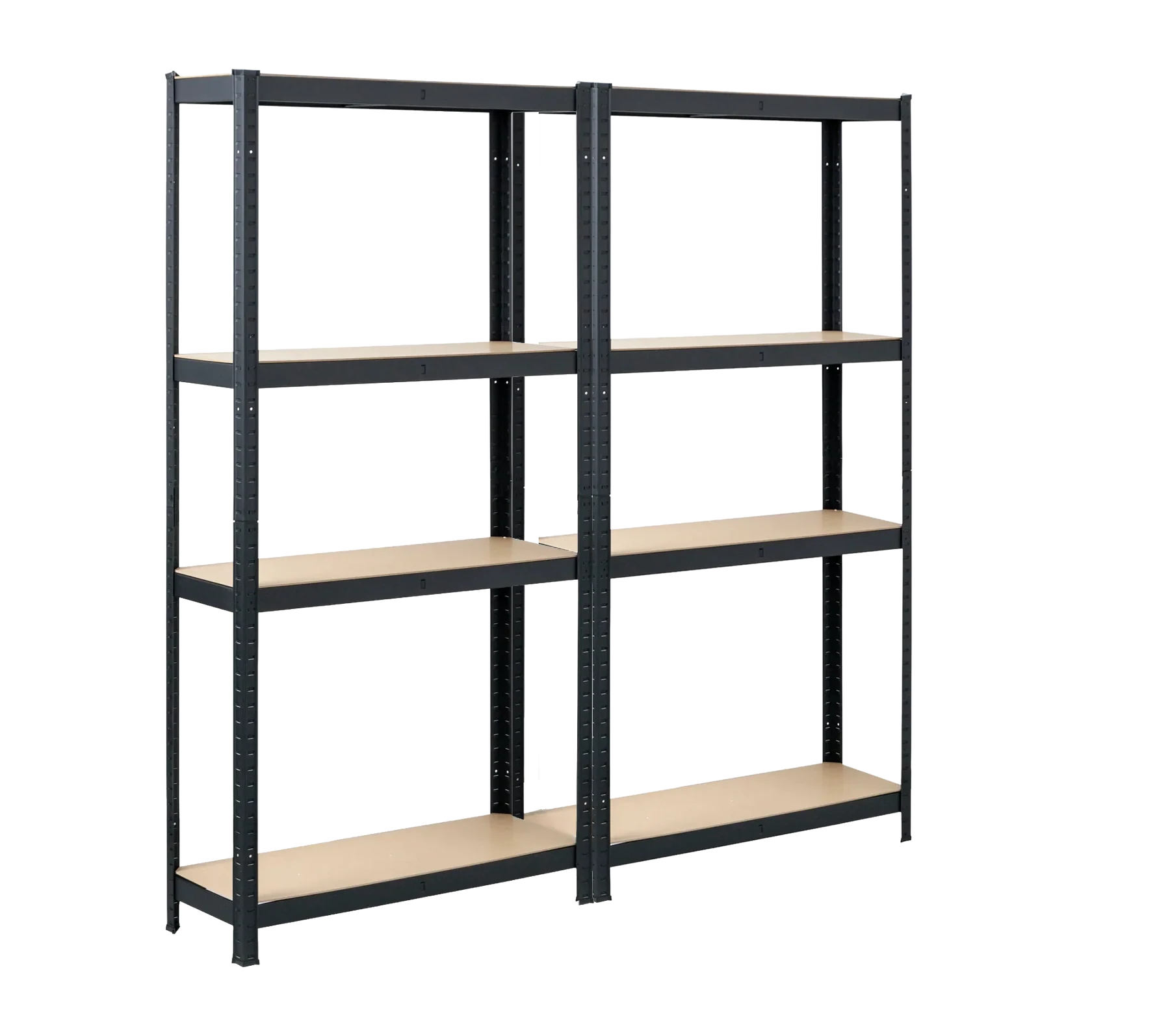 FINERY- 4 Layer Shelf Matt Black (PACK OF 2) ALLUSTRA