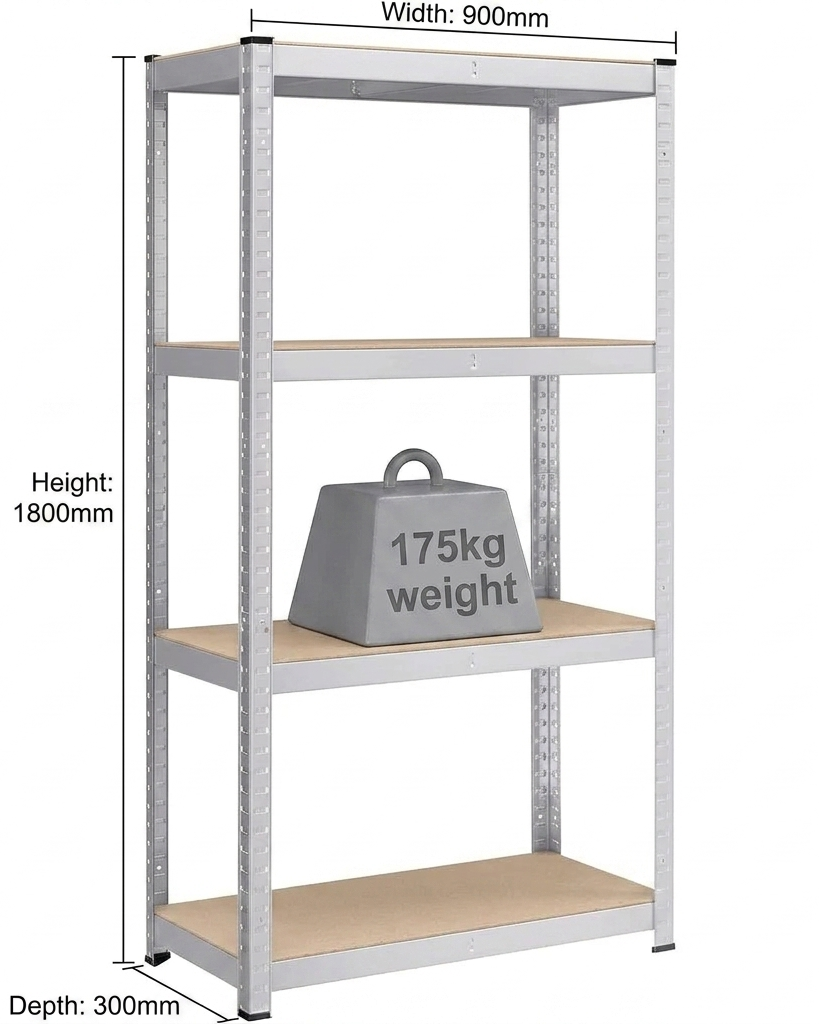 Stack 4 Tier-180(h)x90(w)x30(d) CAL