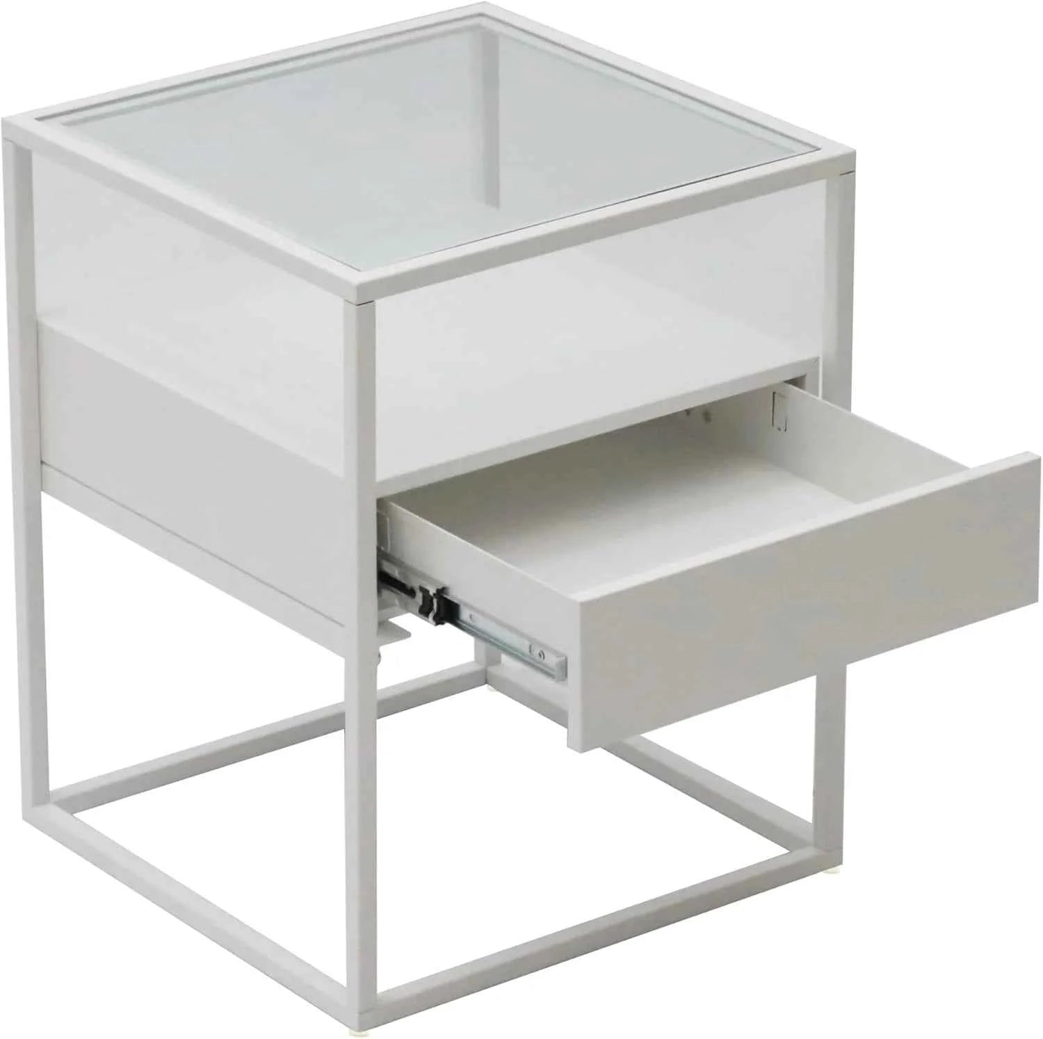 Fine Living Athens Side Table - White