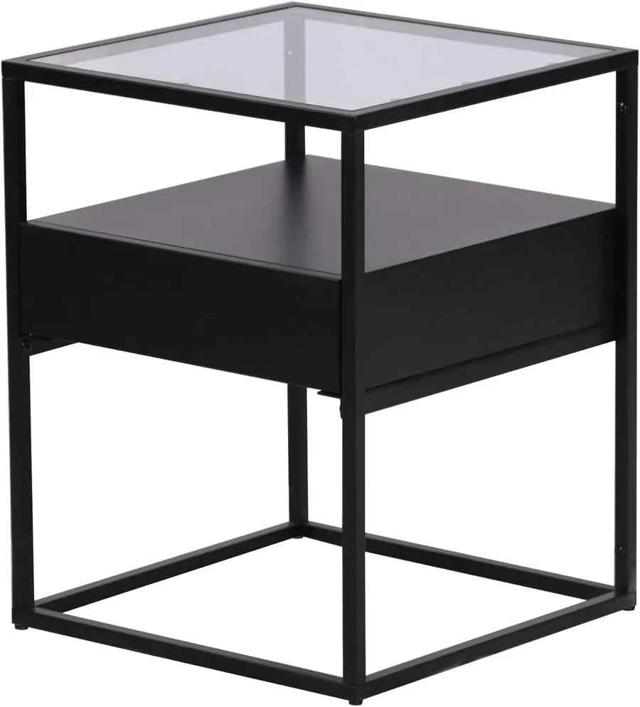 Fine Living Athens Side Table - Black
