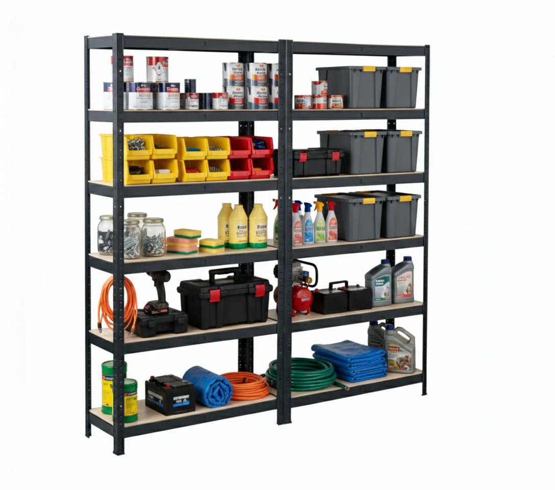 FINERY- 4 Layer Shelf Matt Black (PACK OF 2) ALLUSTRA