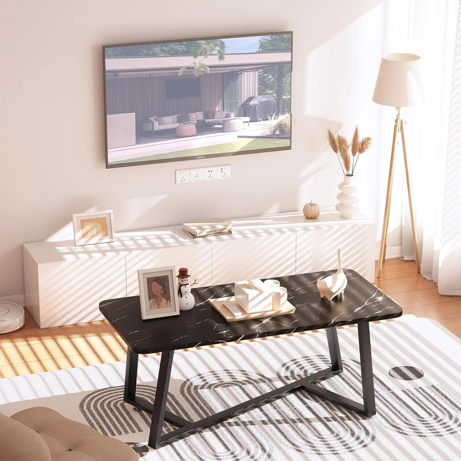 Harmony Coffee Table - Black - Finery ALLUSTRA