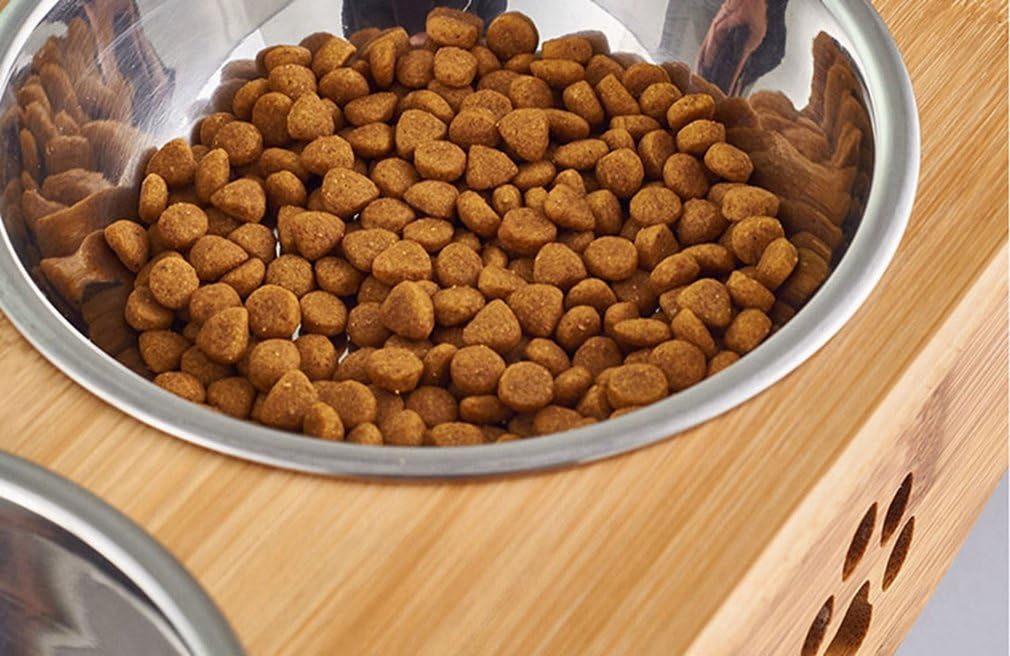 Juno Bamboo Stand Feeding Bowl - Rex ALLUSTRA