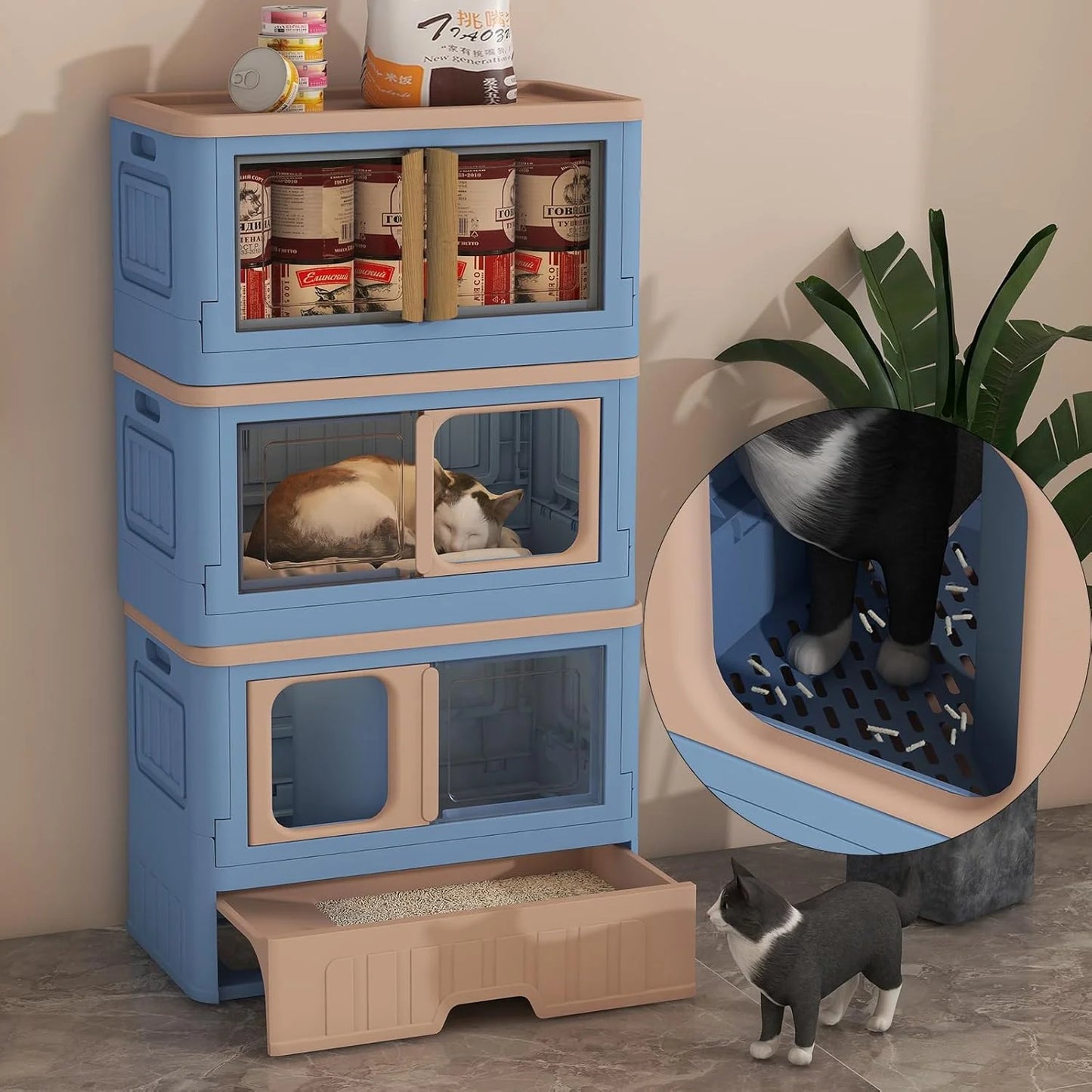 Nala Cat Foldable Villa- Rex ALLUSTRA