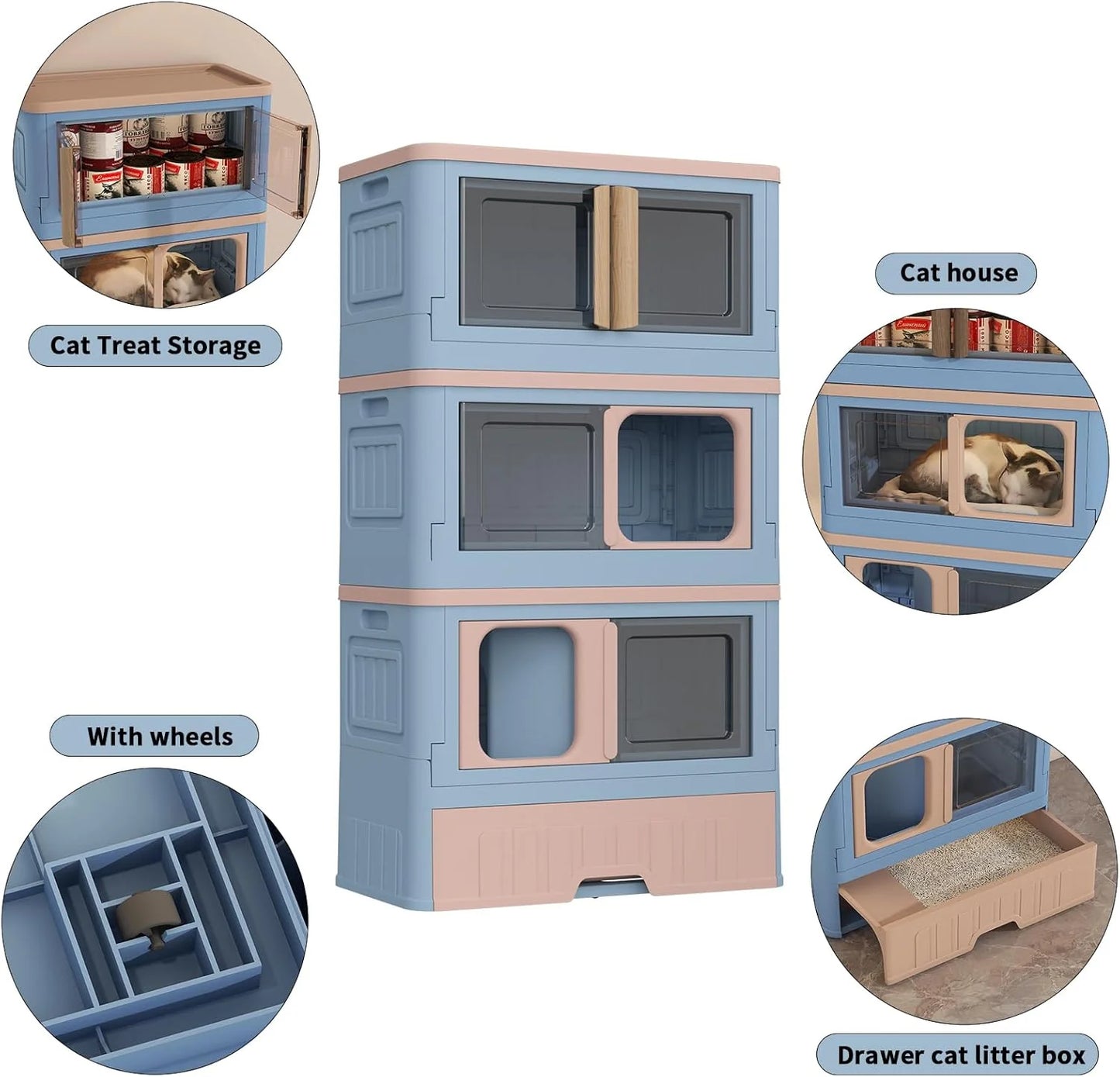 Nala Cat Foldable Villa- Rex ALLUSTRA
