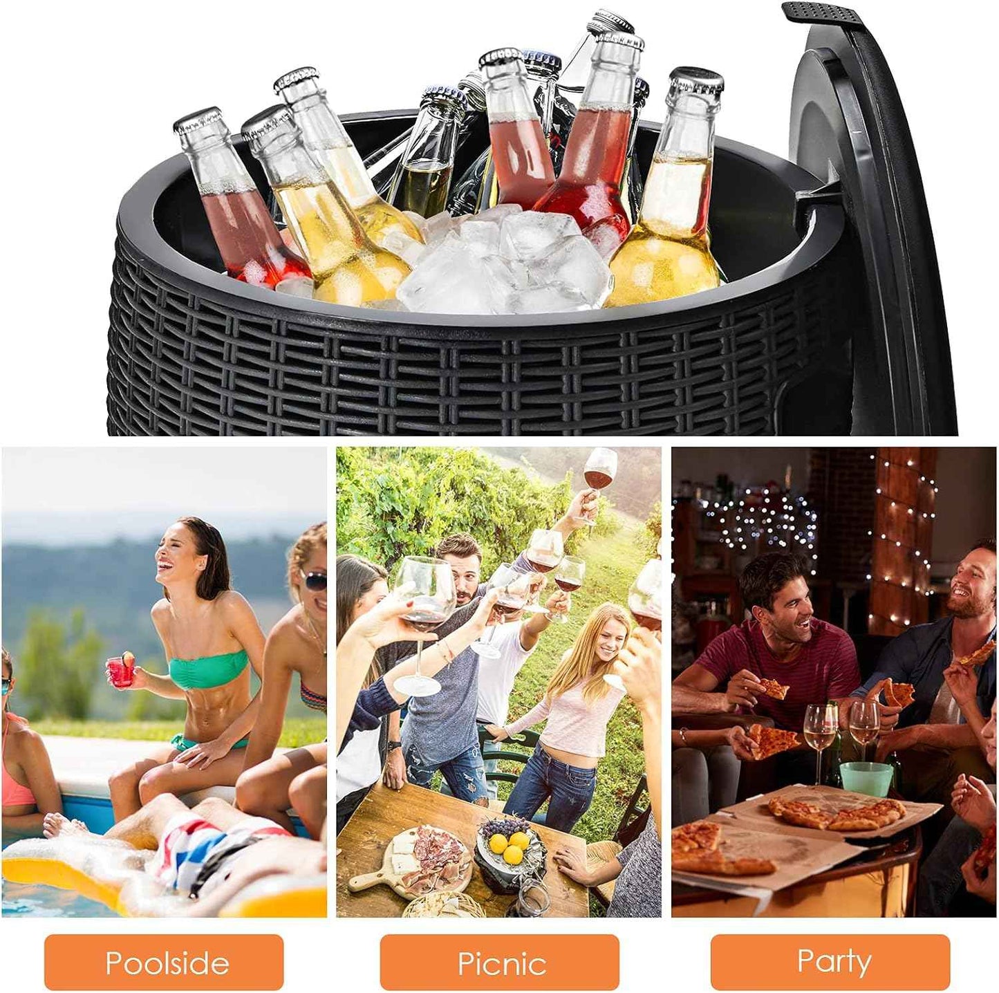 Ratten Barrel Ice Cooler - Fine Living