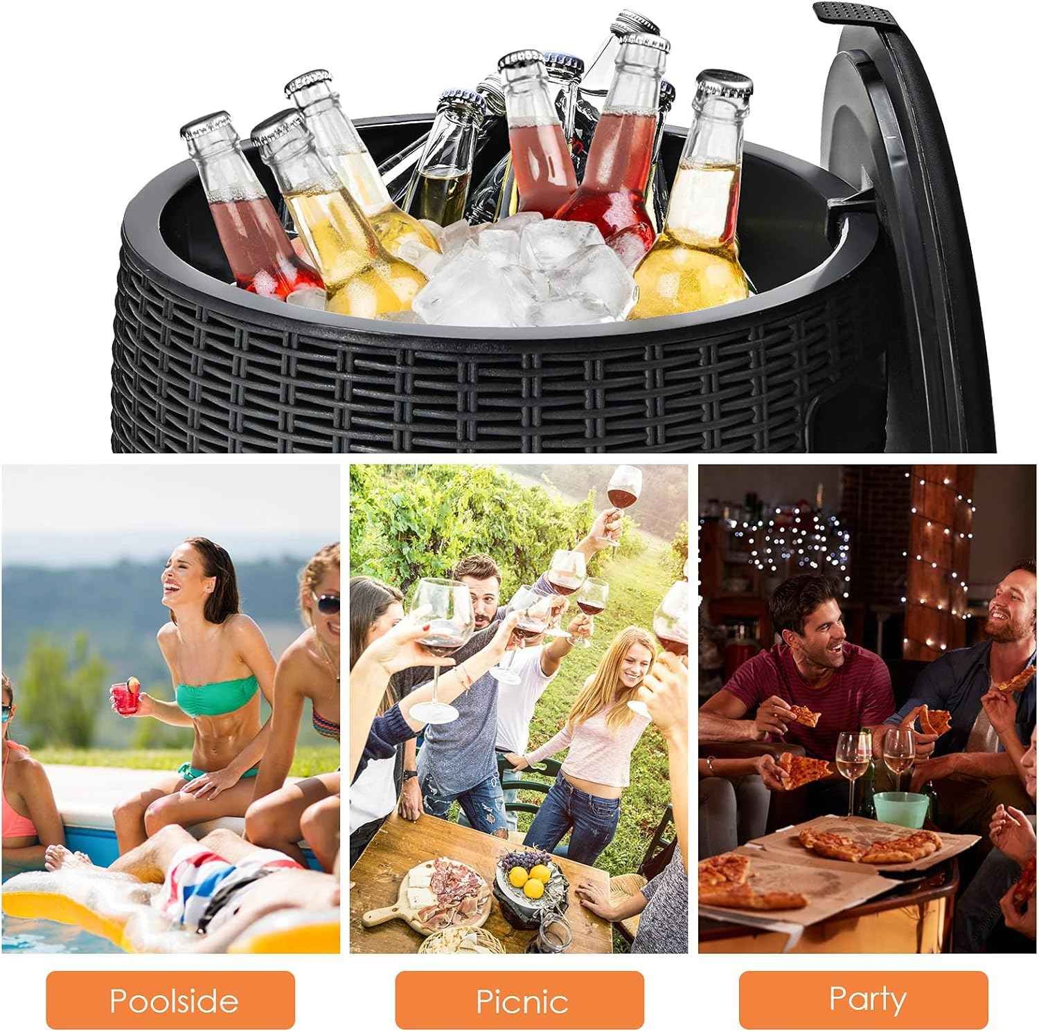 Ratten Barrel Ice Cooler - Fine Living