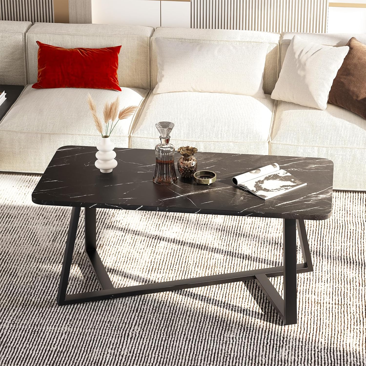 Harmony Coffee Table - Black - Finery ALLUSTRA