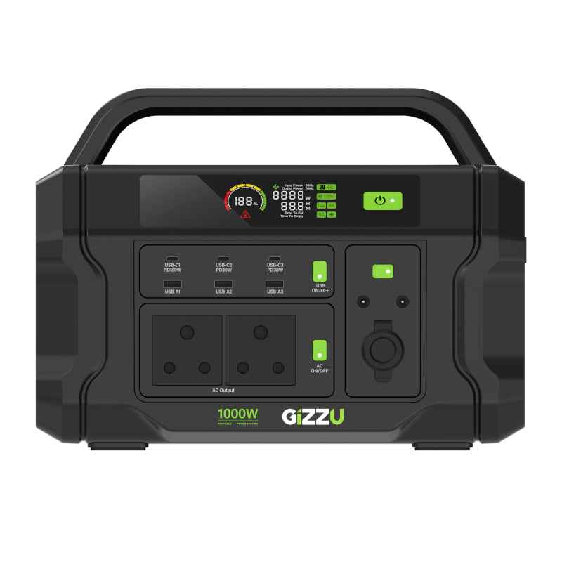 Gizzu Challenger Pro 1120Wh UPS Power Station | LiFePO4 |
