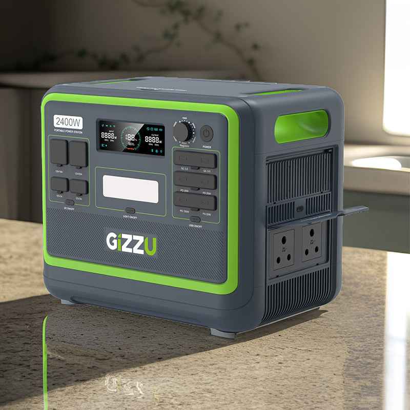 Gizzu Hero Pro 2048Wh UPS Power Station | 2400W LiFePO4 |