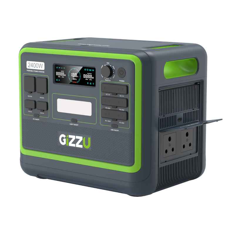 Gizzu Hero Pro 2048Wh UPS Power Station | 2400W LiFePO4 |