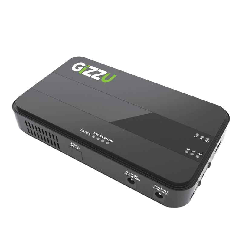 Gizzu Mini Dual-Voltage DC UPS | Power CPE + Router |