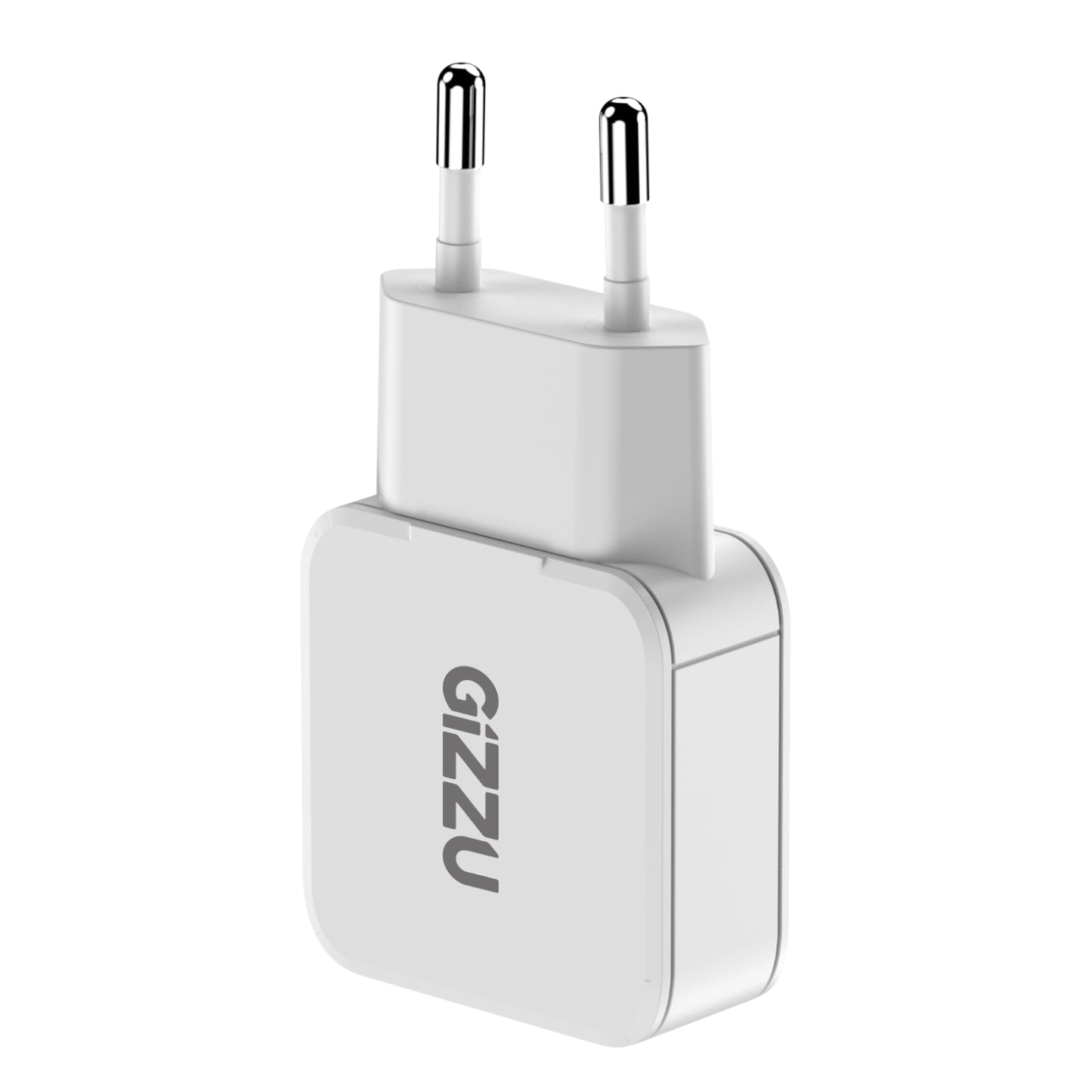 Gizzu 2-Port 30W GaN Wall Charger | MacBook Air + Phone | SYNTECH