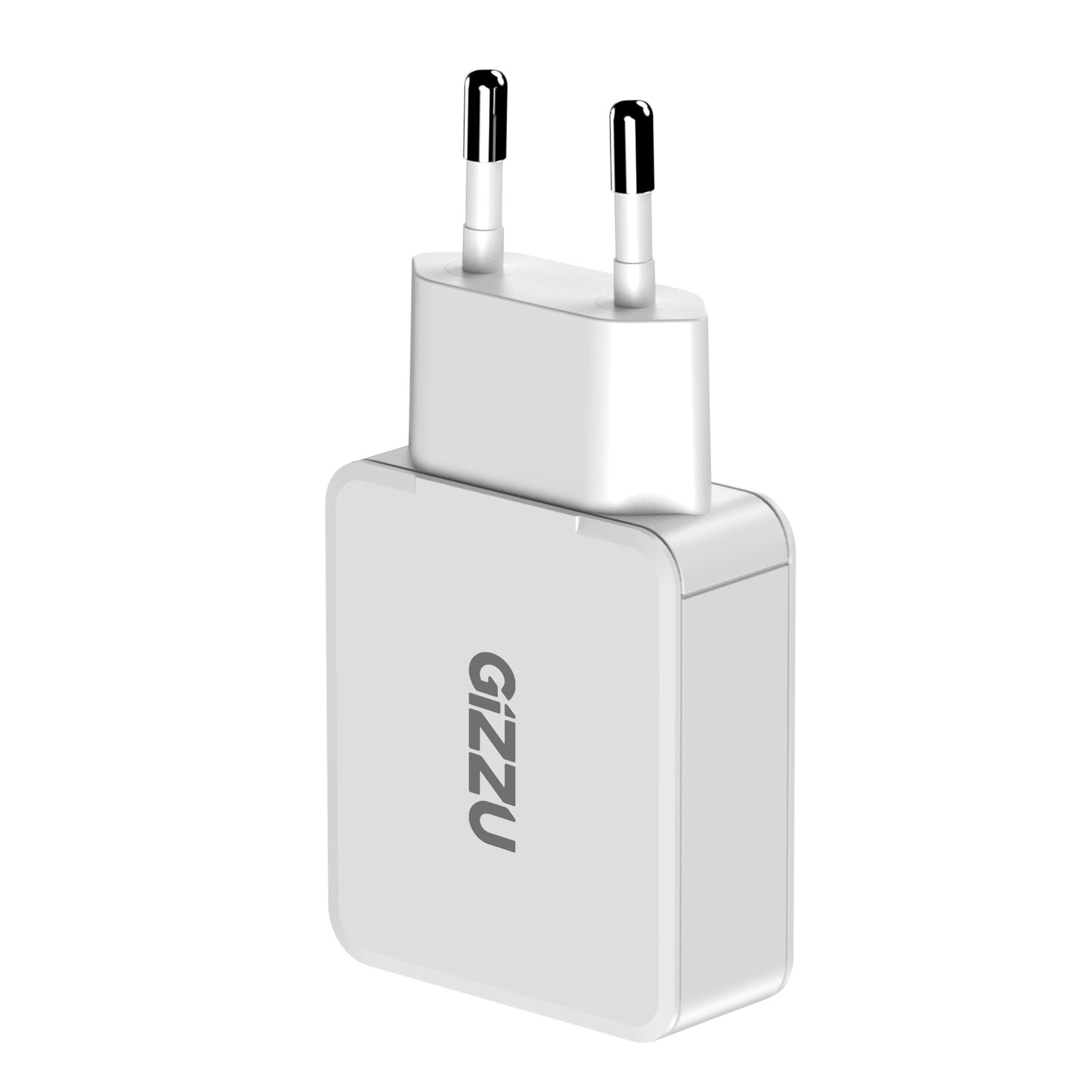 Gizzu 2-Port 45W GaN Wall Charger | Laptop + Phone | 30W+12W | SYNTECH