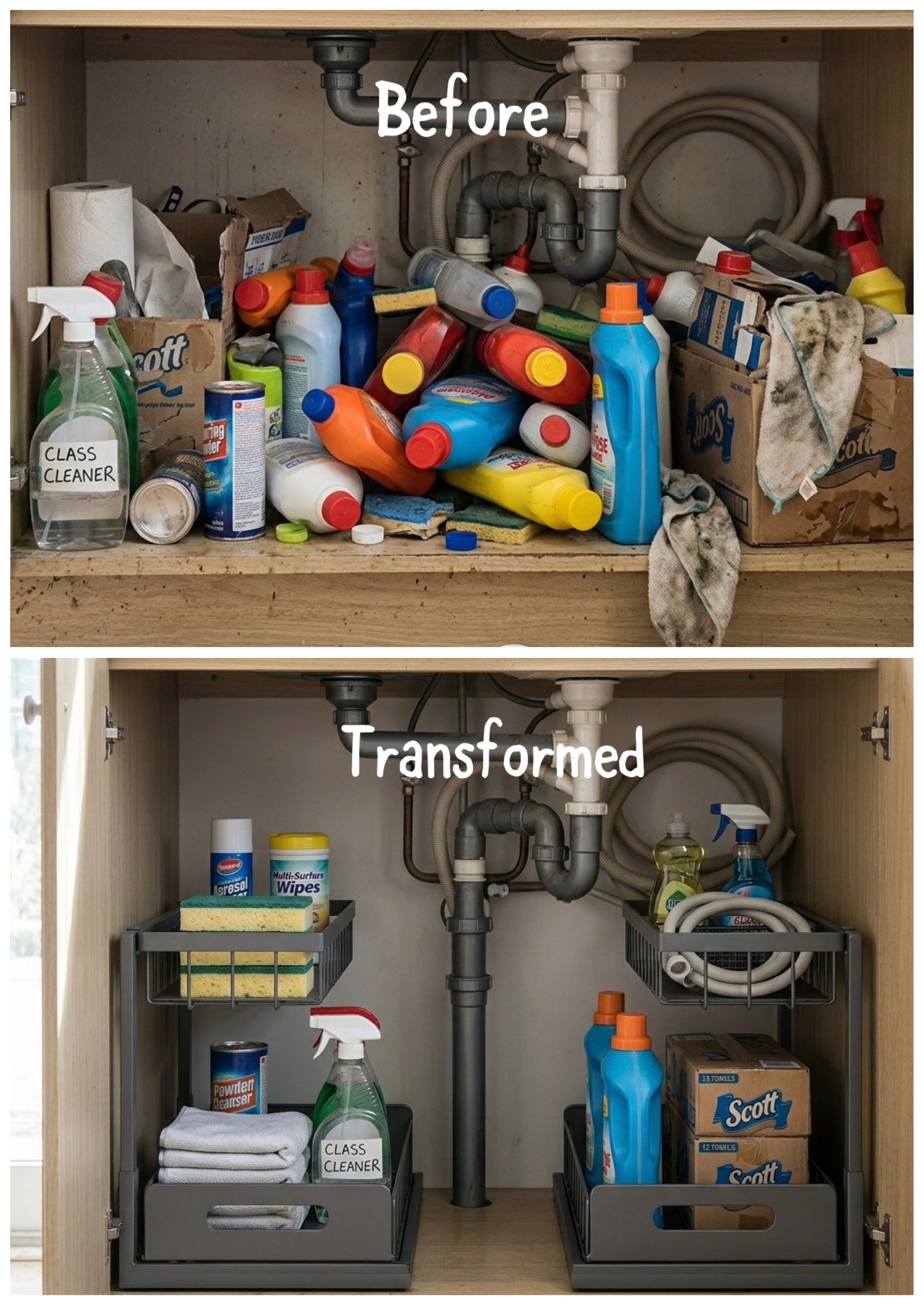 Neat Nook Under Sink Storage Rack ALLUSTRA