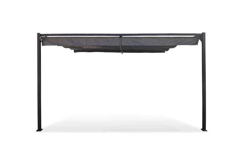 Skyline Wall Mounted Pergola - 3x2.7m - Grey - Fine Living