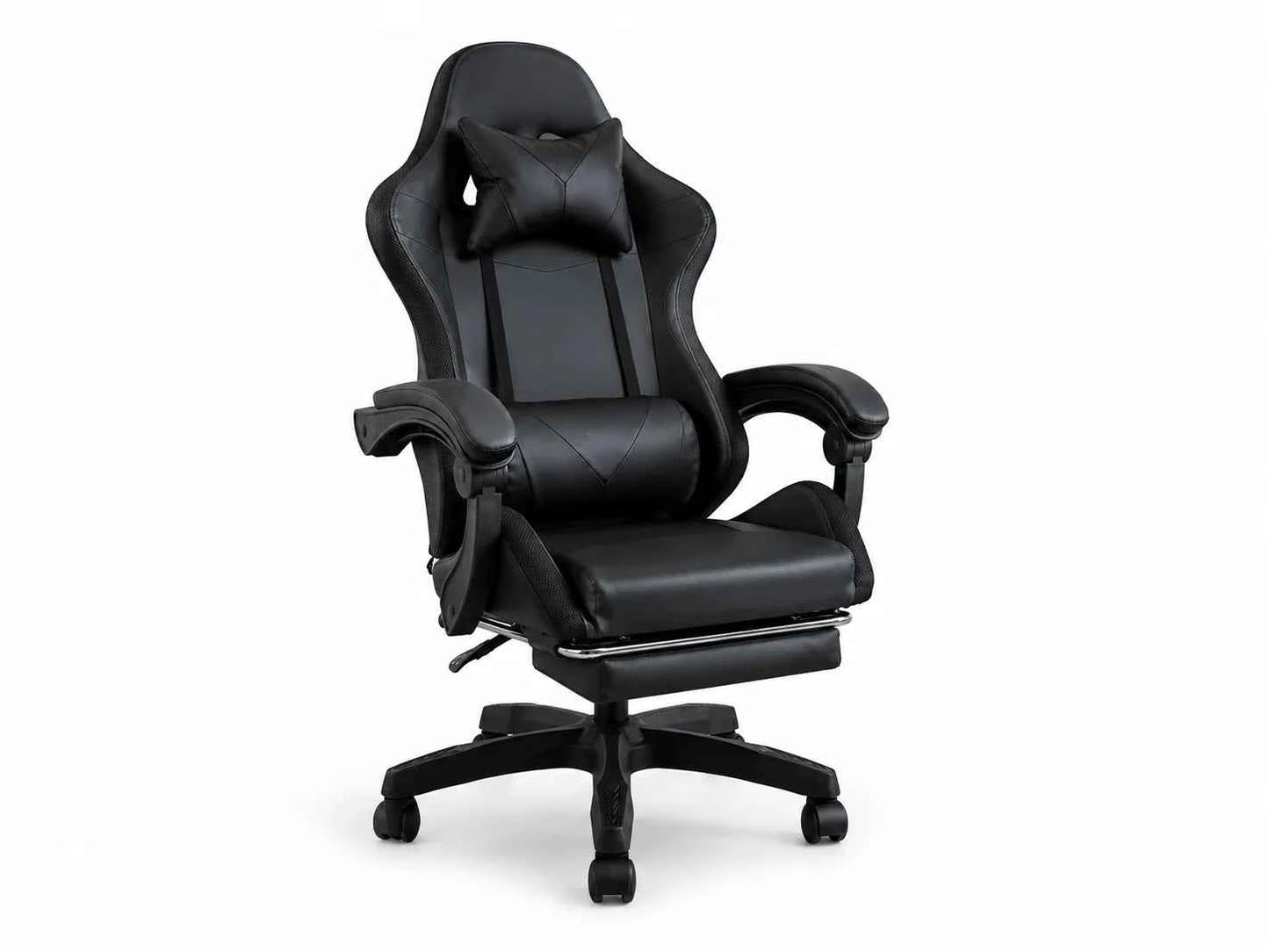 LED Lights Gaming Chair - Black