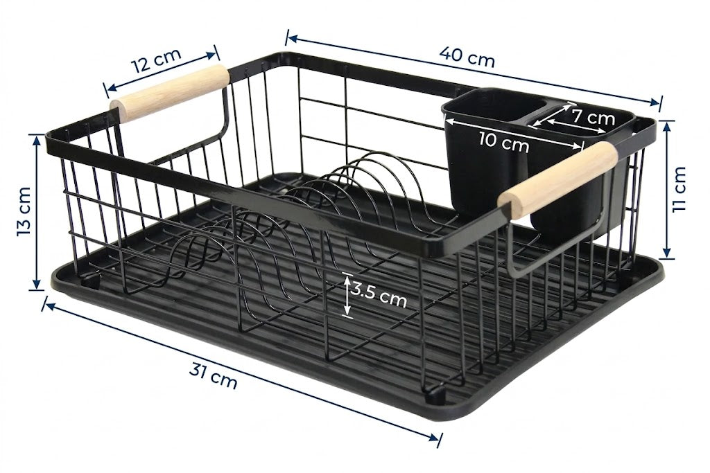 Masimo Compact Countertop Dish Rack ALLUSTRA