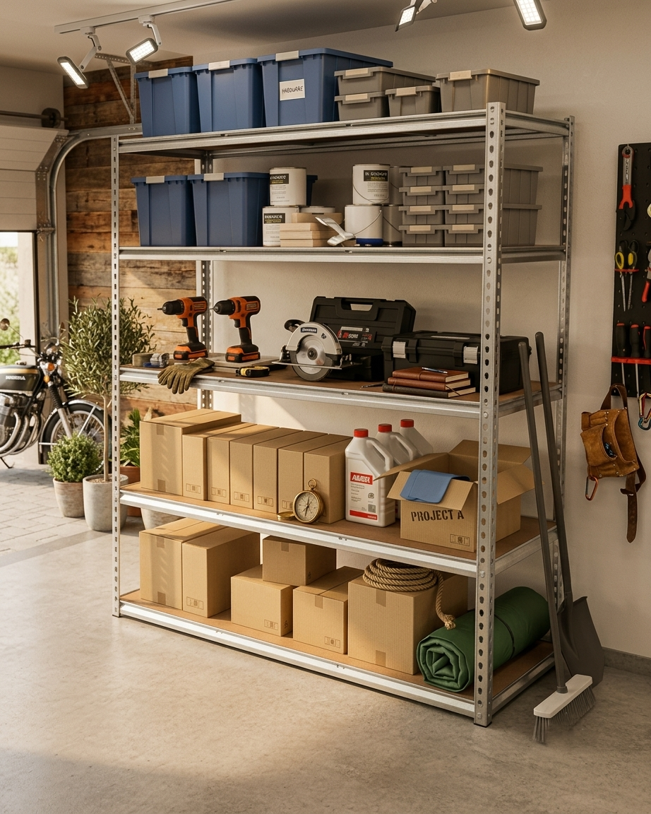 Allustra Modus Max 5-Tier Adjustable Storage rack - 120 x 45 x 183cm ALLUSTRA