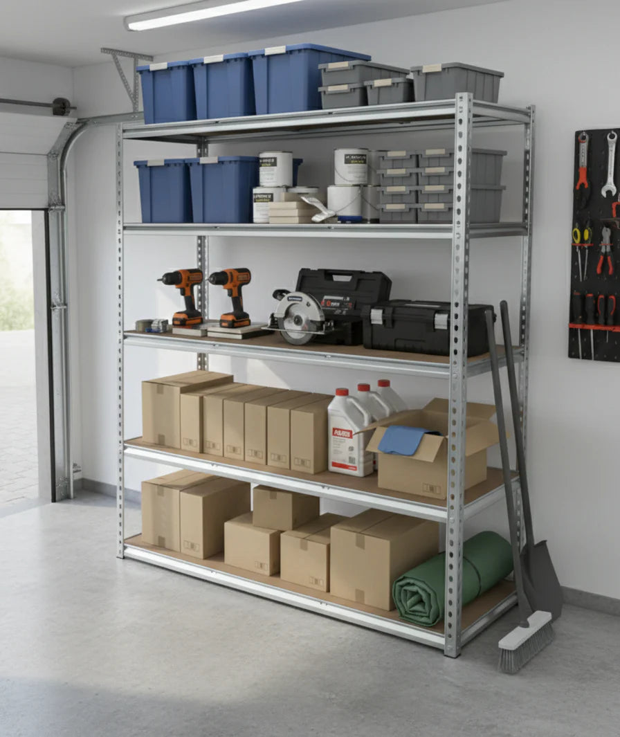 5 Tier Shelf Ultra Heavy Duty - Galvanized Steel CAL