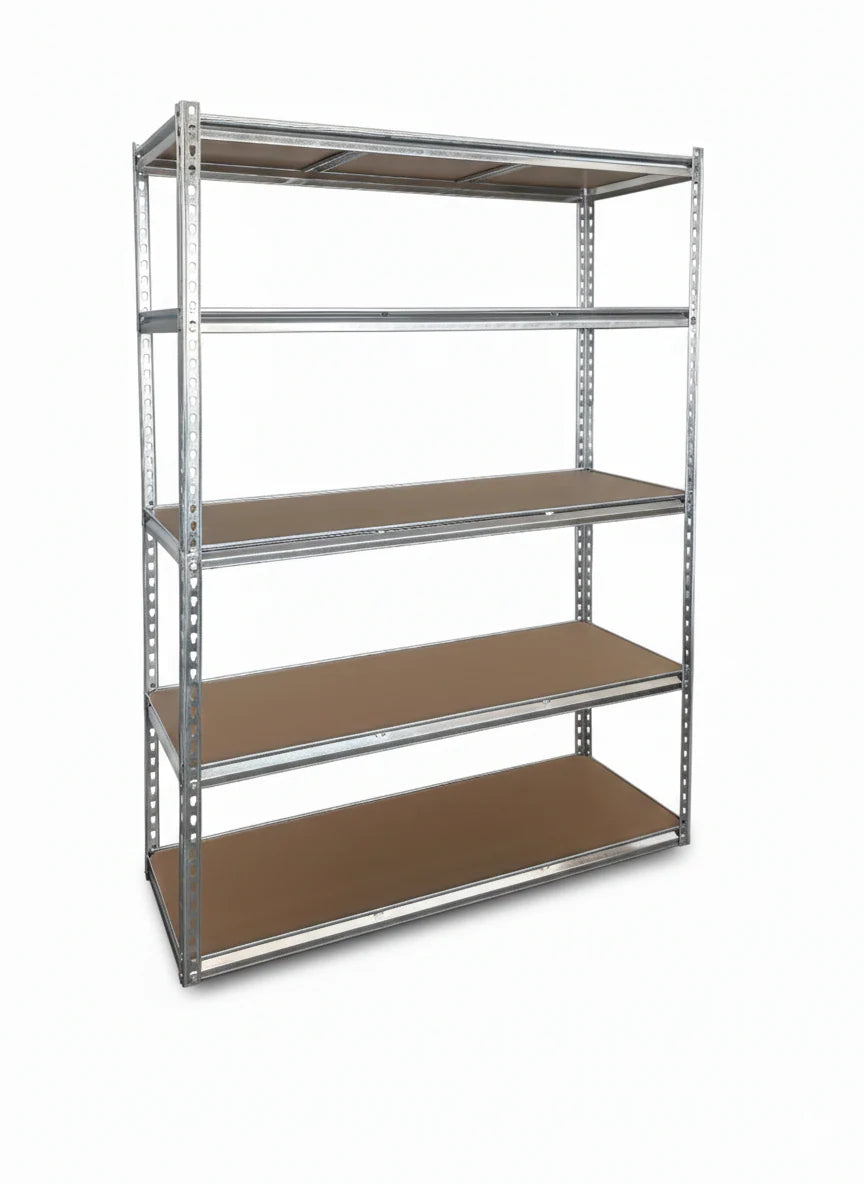 Strong metal garage shelves for heavy tools and equipment - Allustra.