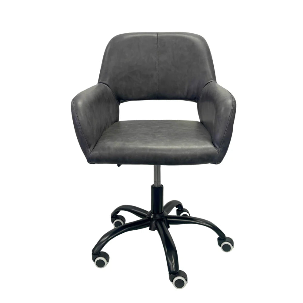 Aurelia Executive Office Leather Chair - Grey - Finery ALLUSTRA