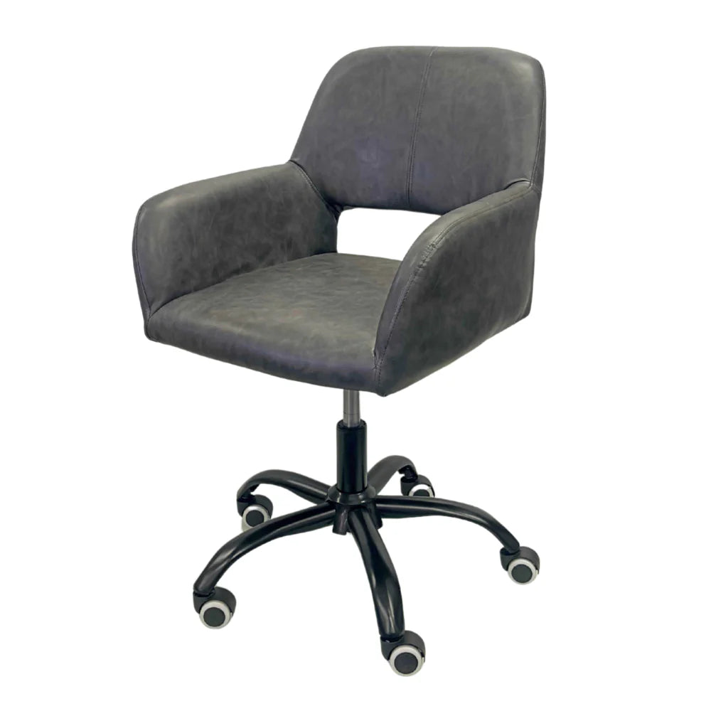 Aurelia Executive Office Leather Chair - Grey - Finery ALLUSTRA