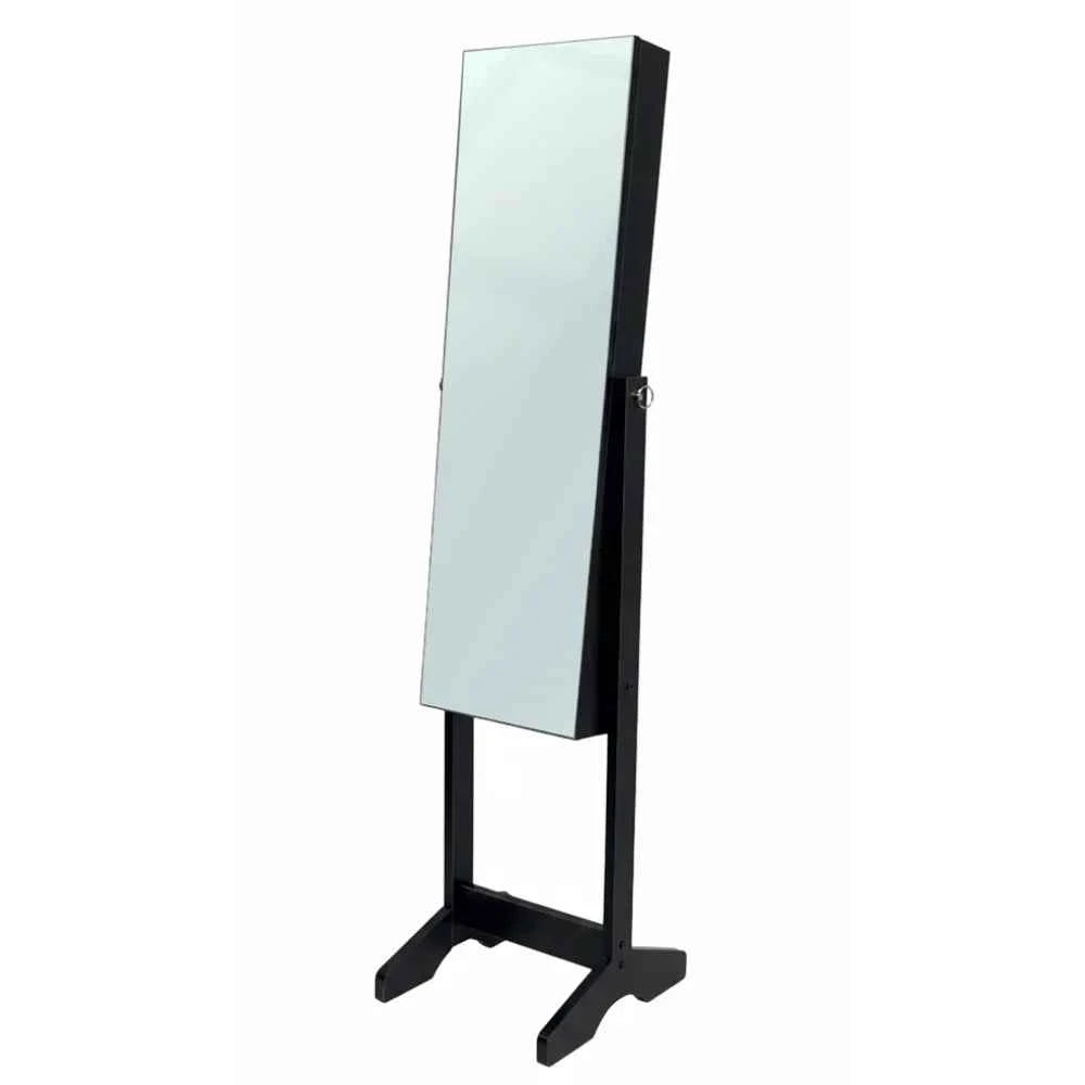 Crystaline Jewelry Cabinet - Black - Fine Living