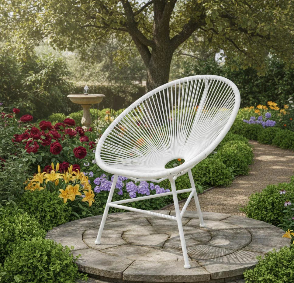 Fine Living Acapulco Chair - White ALLUSTRA