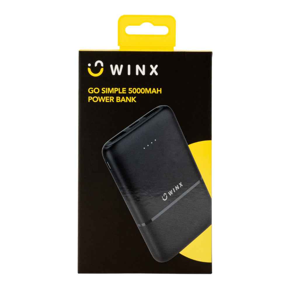WINX GO Simple Power Bank 5000mAh | 124g · Pocket-Sized |