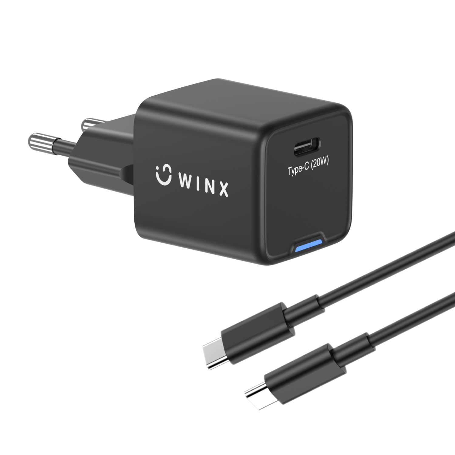 WINX POWER Essential 20W GaN Charger | USB-C + Cable Included | SYNTECH