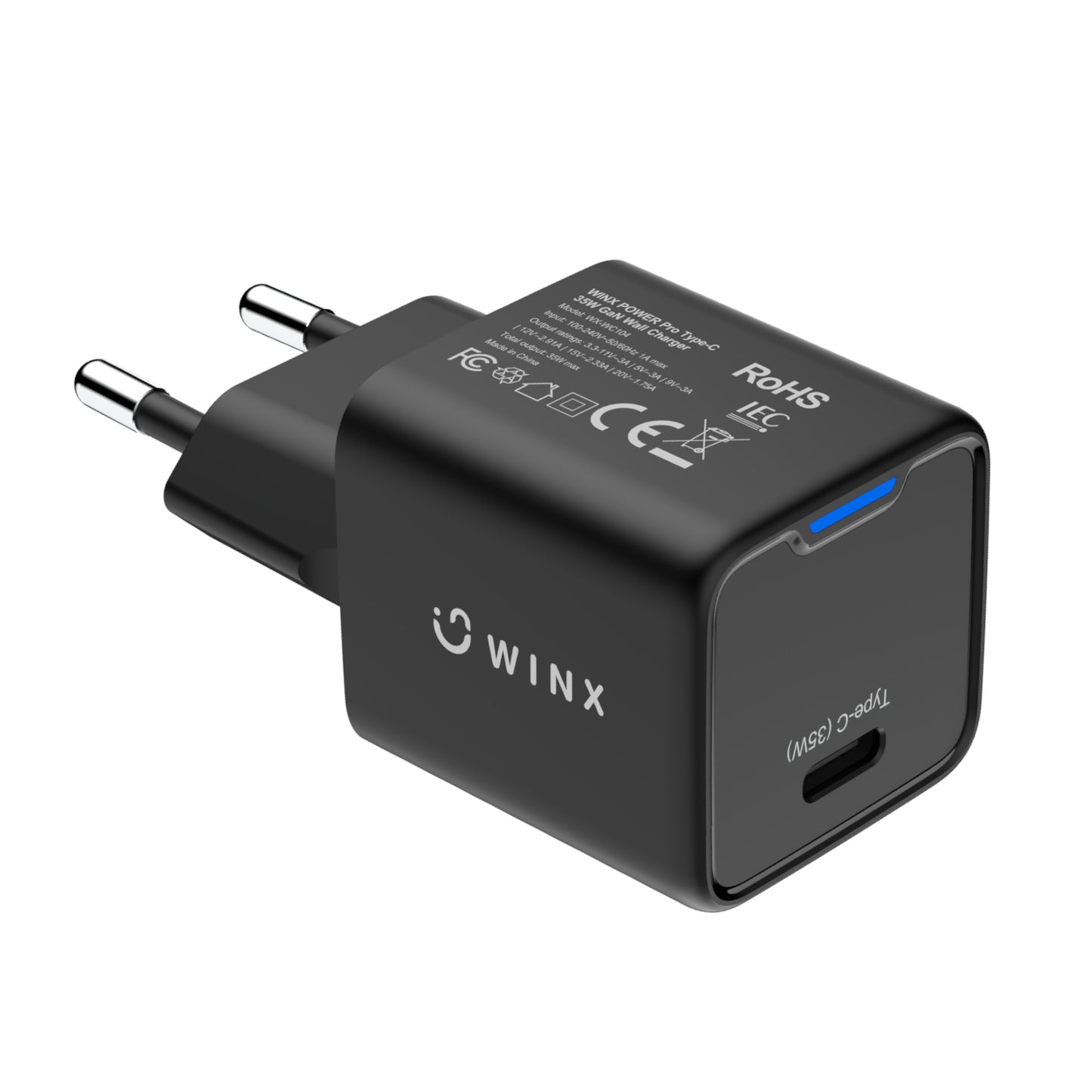 WINX POWER Fast 35W GaN Charger | Phone + Camera + iPad | SYNTECH