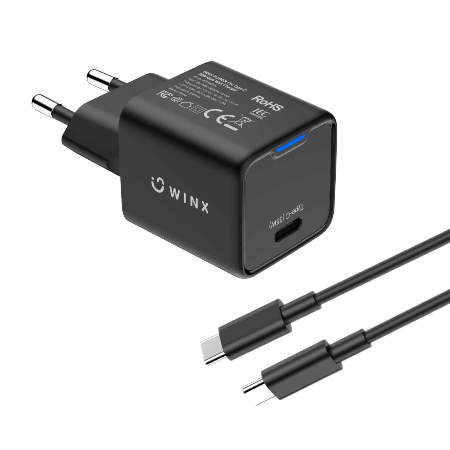 WINX POWER Fast 35W GaN Charger | Phone + Camera + iPad |