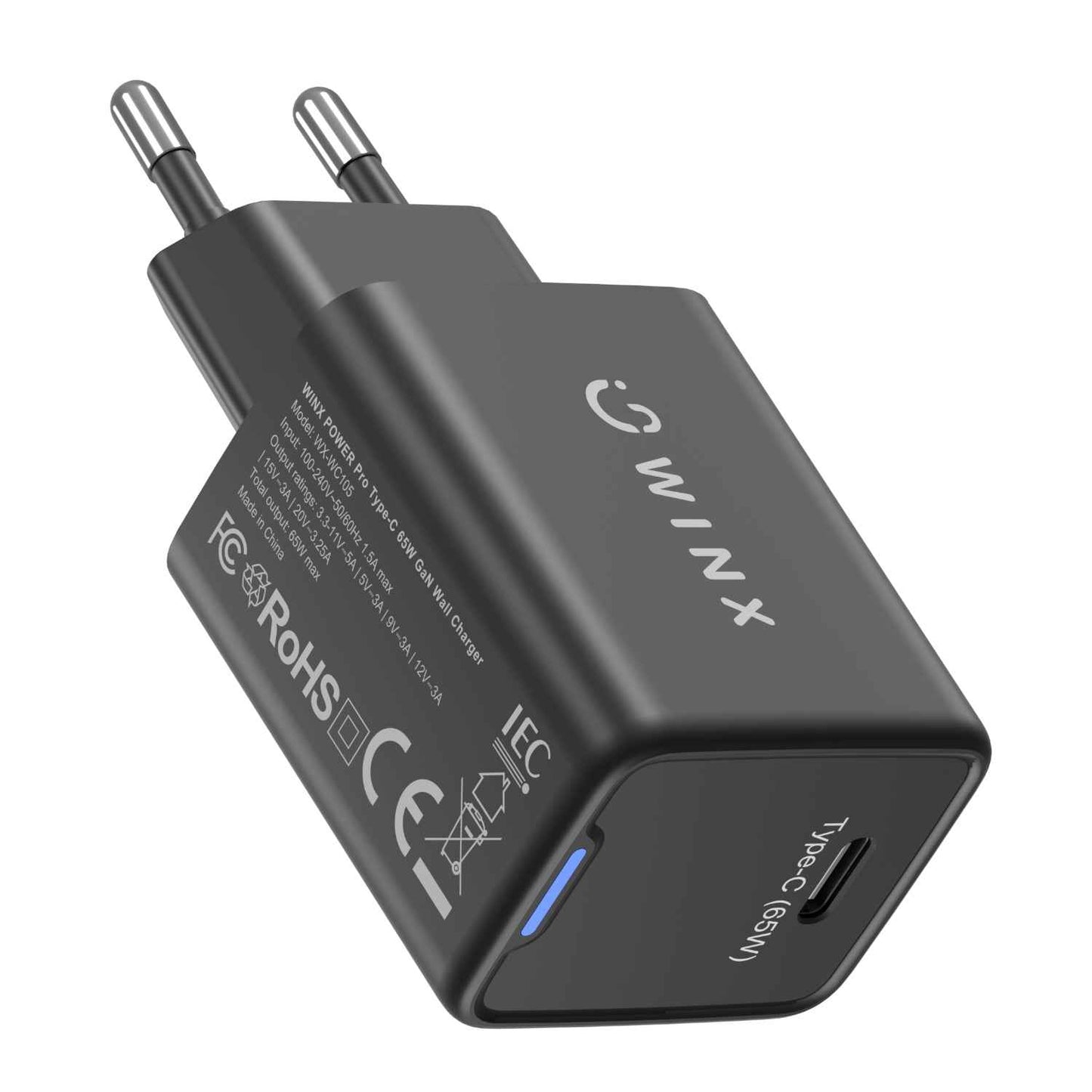 WINX POWER Pro 65W GaN Charger | Phone + Tablet + Camera |