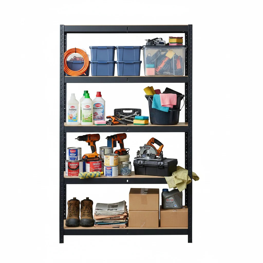 Fine Living The 5 layer matte black shelf ALLUSTRA