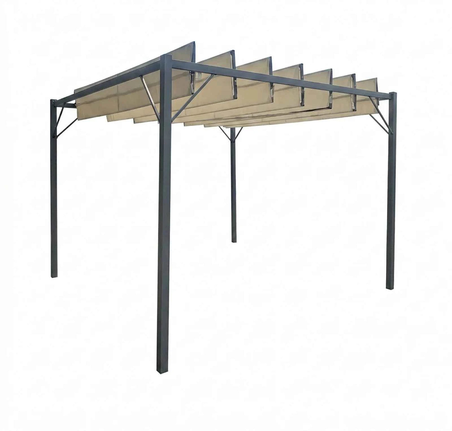 RoyalPatio Bioclimatic Pergola - Beige - Finery