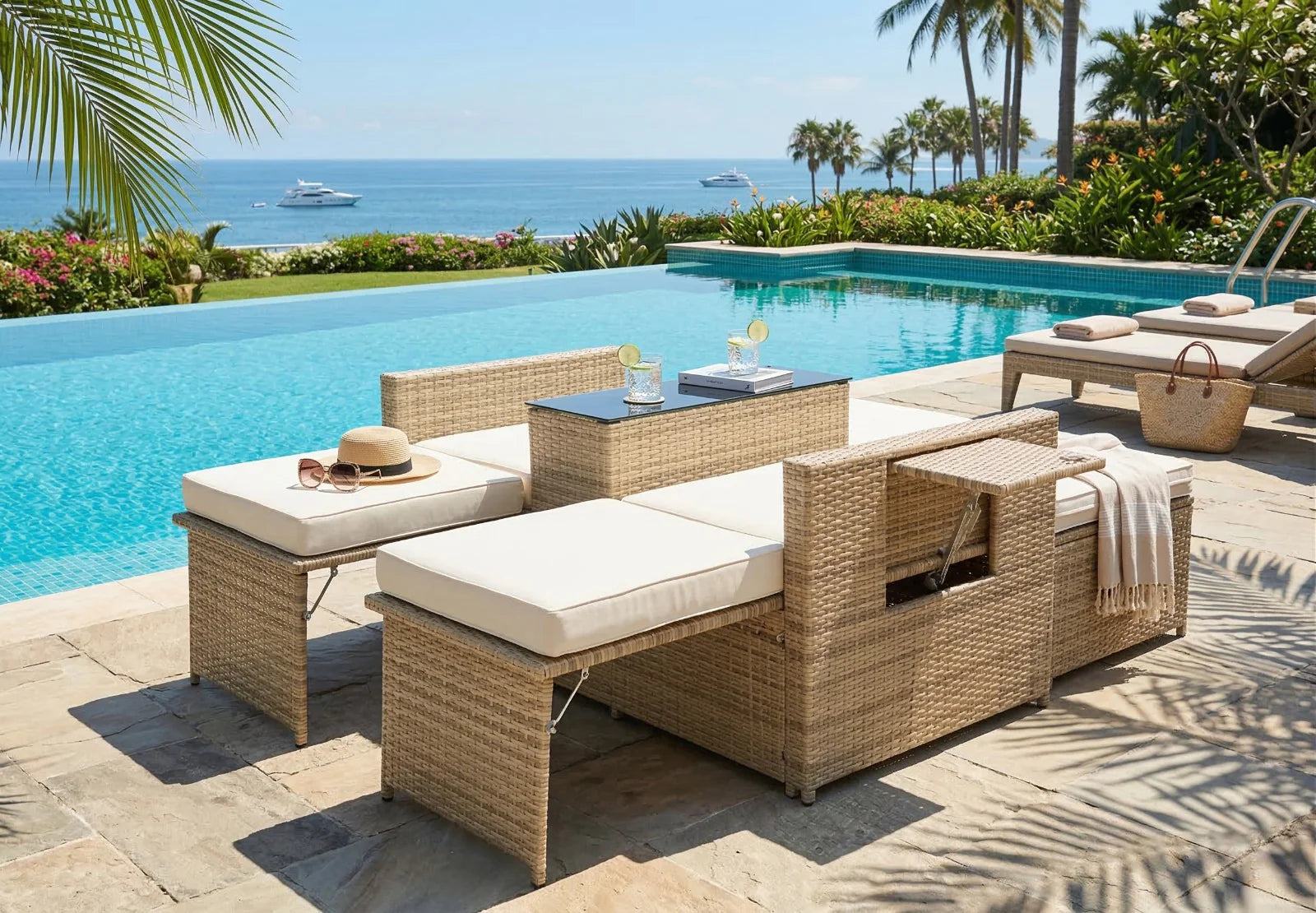 Zanzibar 5pc Patio Set calasca