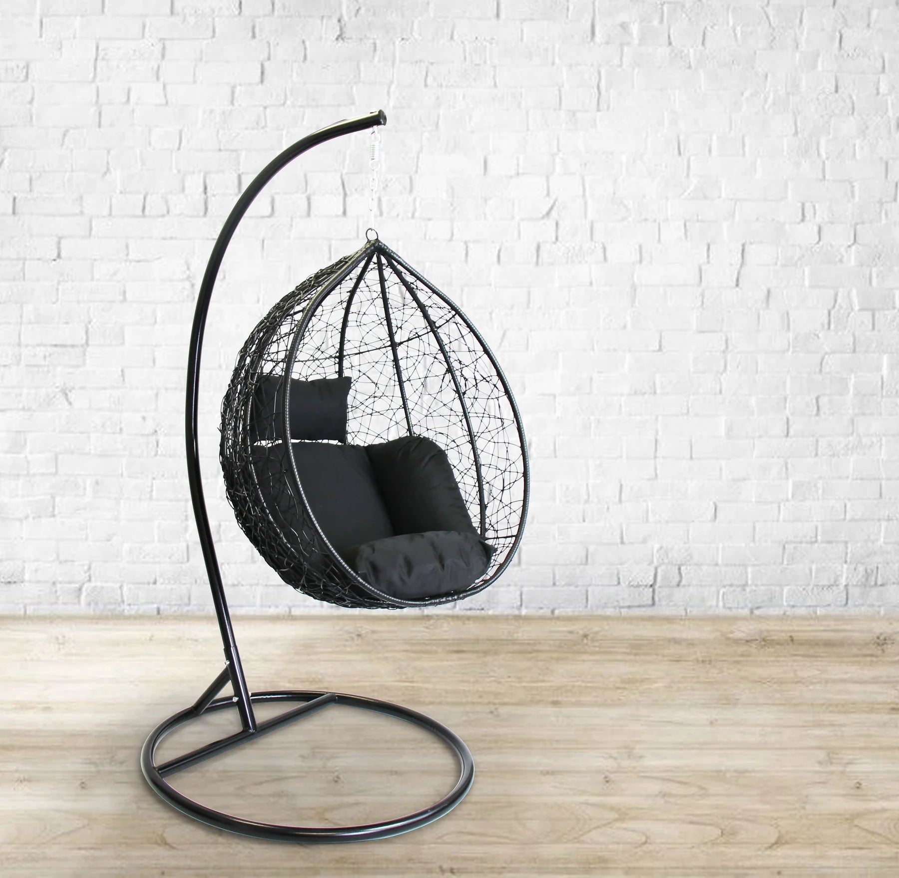 Santorini Pod Swing -85cm - Black ALLUSTRA