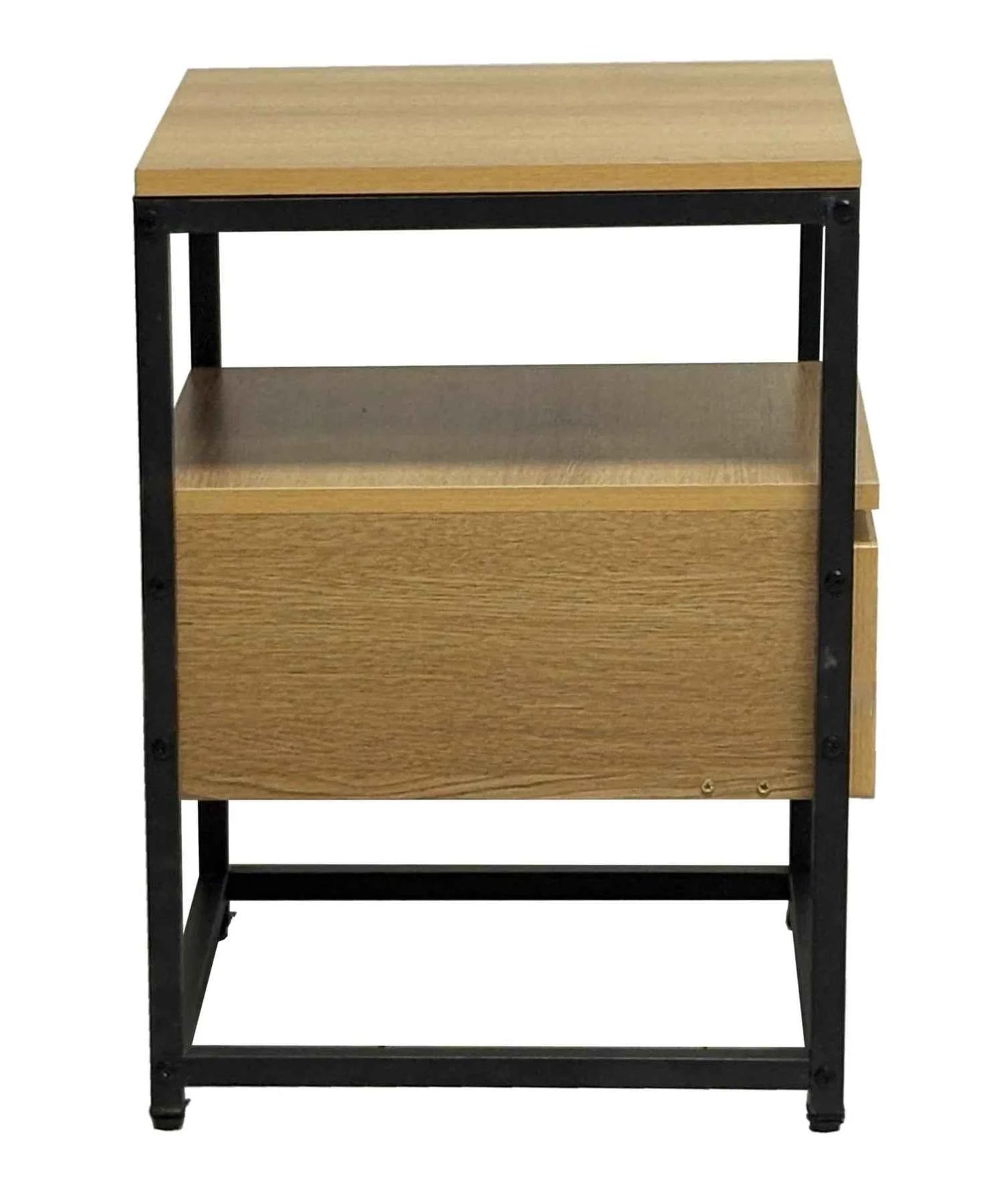 Fine Living Athens Side Table - Wood Top