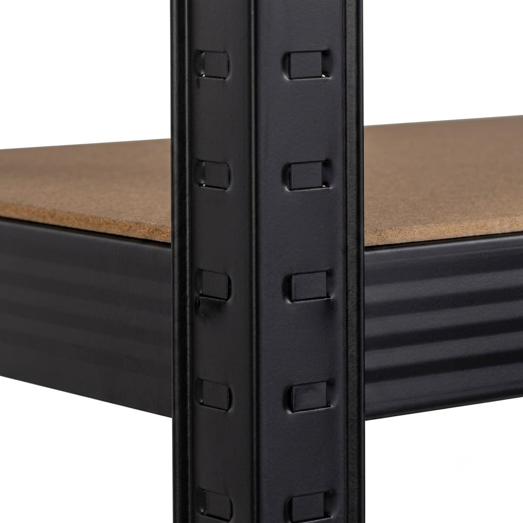 Allustra Modus Onyx 5-Tier Adjustable Storage Rack - 900x 30 x 180cm ALLUSTRA