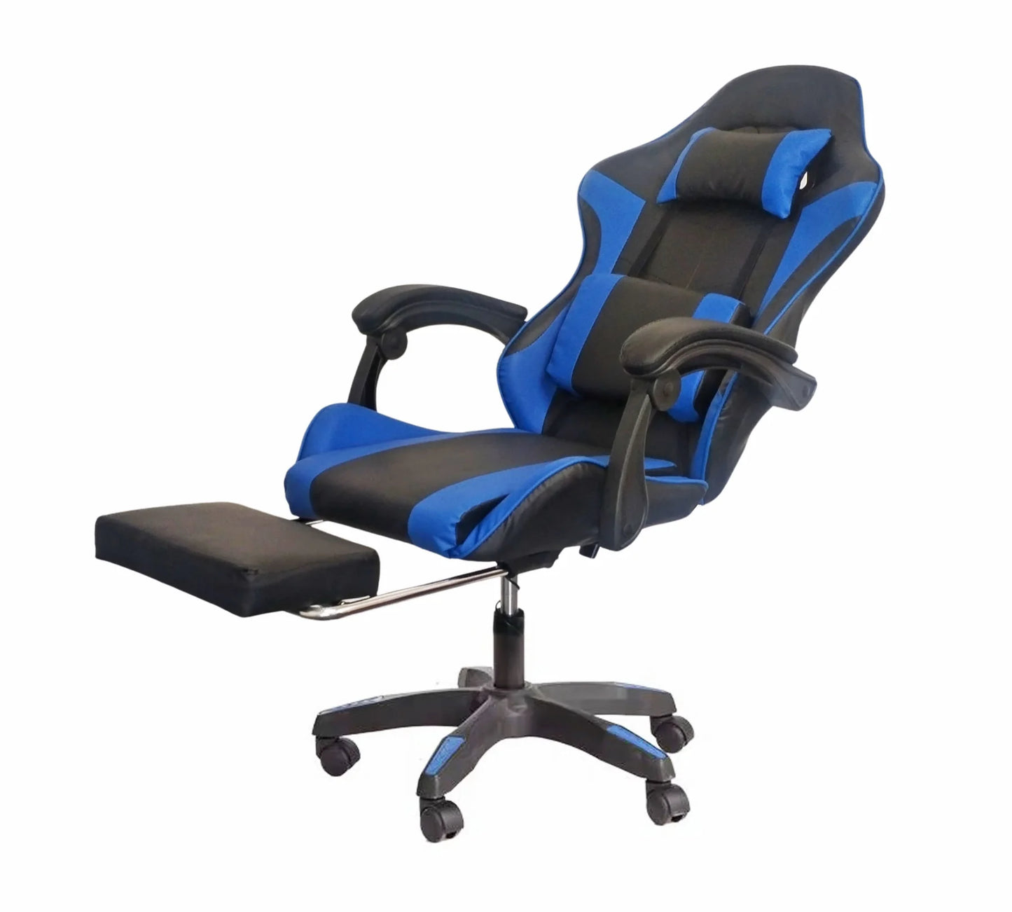 SoundThrone Gaming Chair with Speaker - Black/ Blue calasca