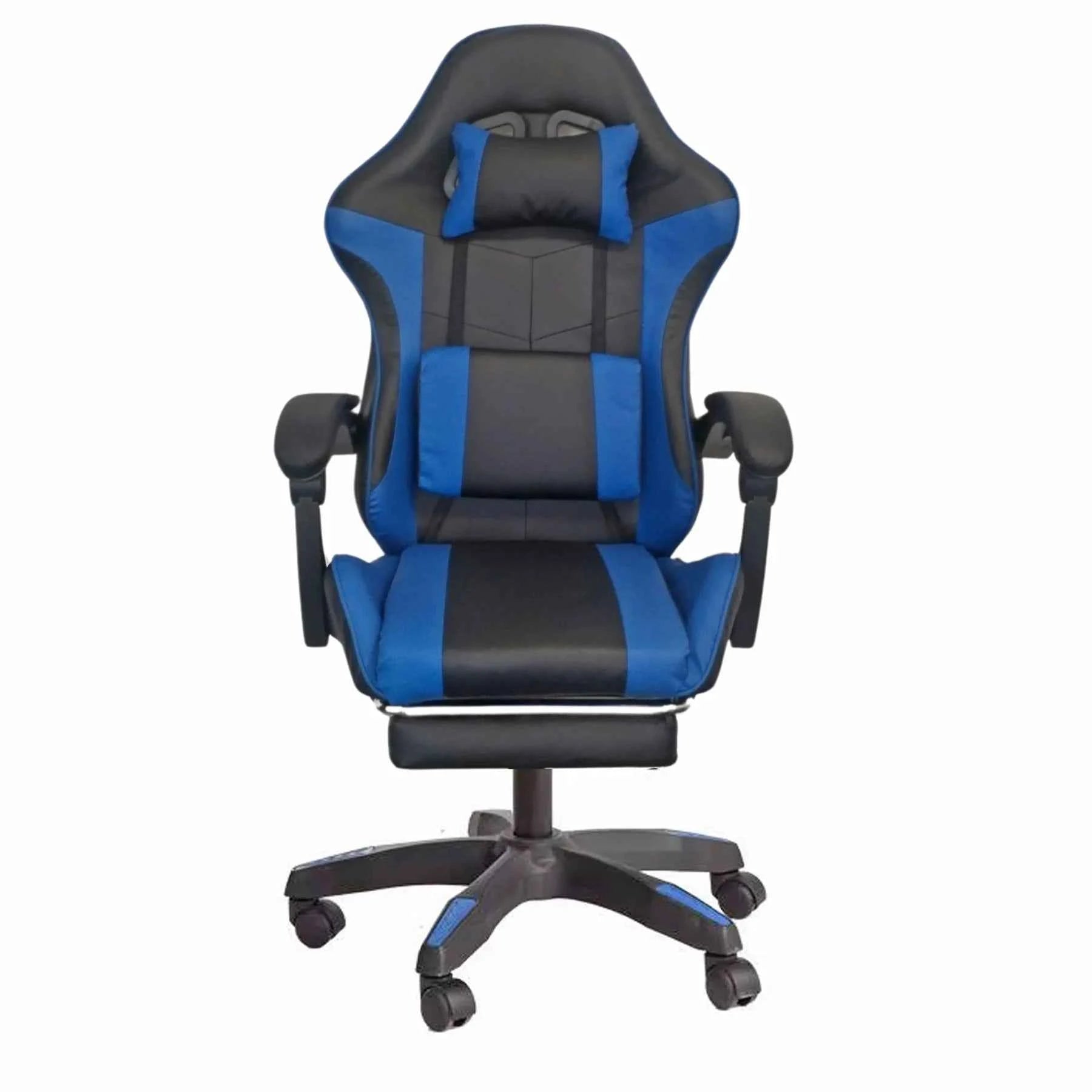 SoundThrone Gaming Chair with Speaker - Black/ Blue